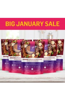 BIG January Sale! - x5 Organic Spiced Clever Choc - Normal SRP £224.95